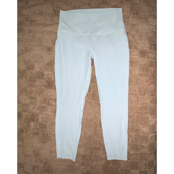 EXCELLENT Lululemon Align High-Rise Pant 25" Icing Blue Size 10 Yoga Leggings - Picture 1 of 12